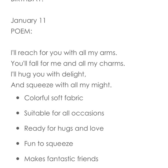 *FREE! with $9 purchase” Ty Squish-A-Boos™ Octavia Lavendar Octopus (14”) - Picture 8 of 8